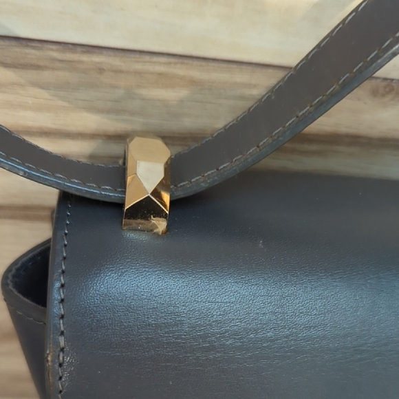 A.P.C. Geneva Grey Leather Crossbody Bag - Picture 8 of 15